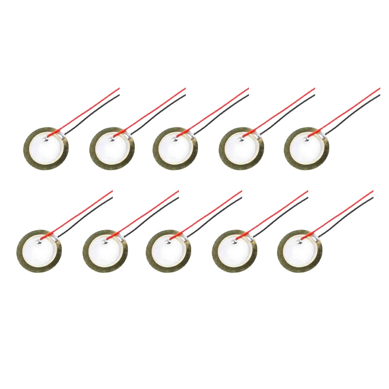 10 pièces élément piézoélectrique buzzer haut-parleur Ø15mm