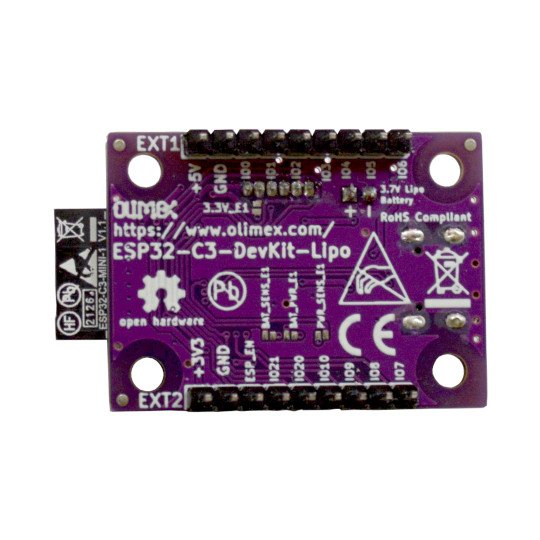 Olimex ESP32-C3-DEVKIT-LIPO carte de développement RISC-V avec JTAG WiFi BT5 USB – Image 3