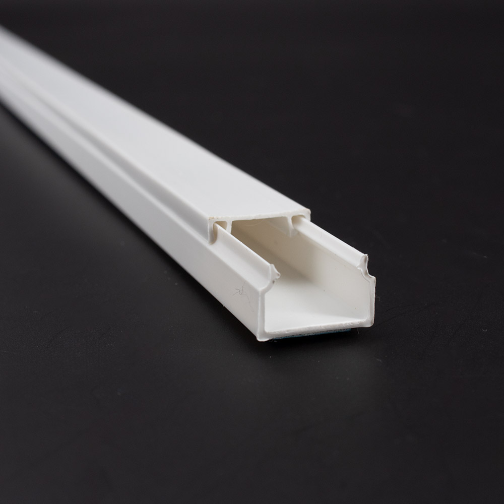 25x 1m yourDroid gaine de câbles - 15x10 mm blanc - autocollante – Image 4