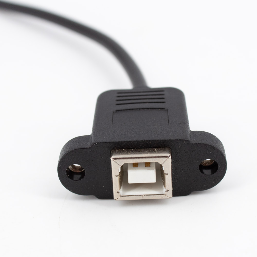 Connecteur USB 2.0 B mâle vers prise USB B femelle montage panneau 50 cm – Image 5