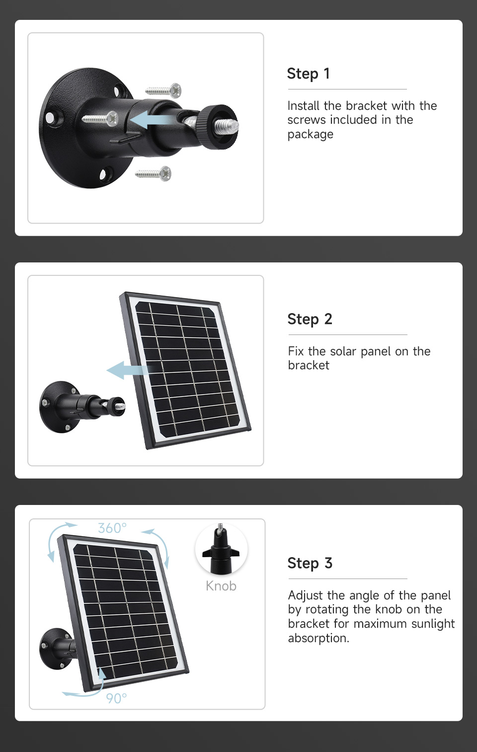 Panneau solaire Waveshare en silicium monocristallin 5,5V 6W étanche avec support – Image 6