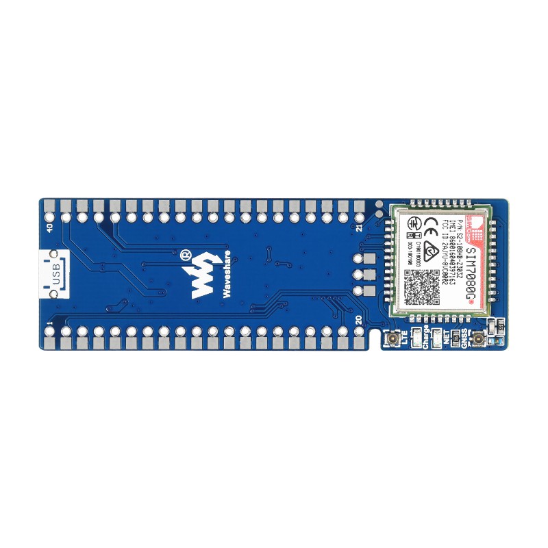 Module Waveshare SIM7080G NB-IoT / Cat-M(eMTC) / GNSS pour Raspberry Pi Pico – Image 5