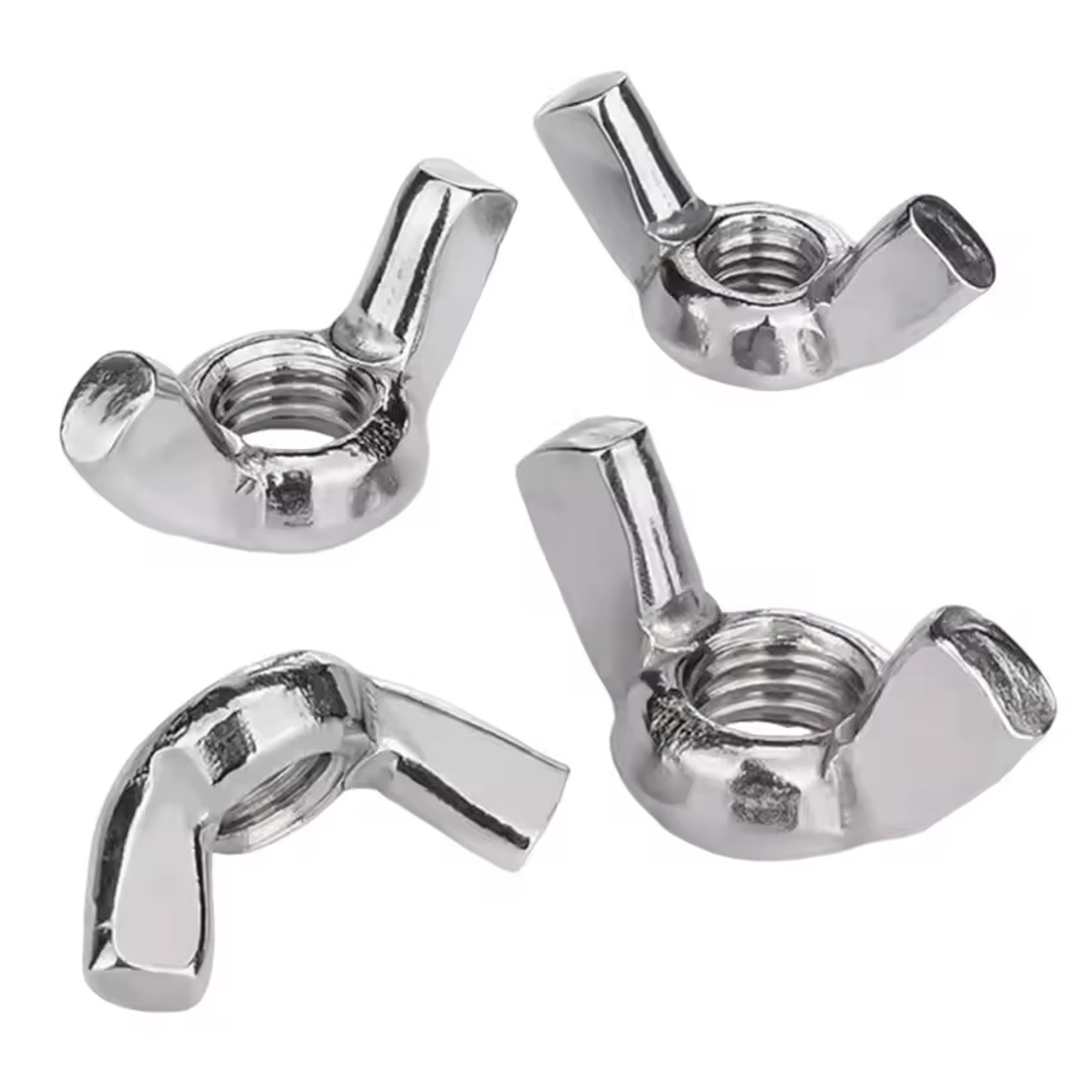 10x écrou à ailes M3 acier inoxydable 304 DIN315 – Image 3