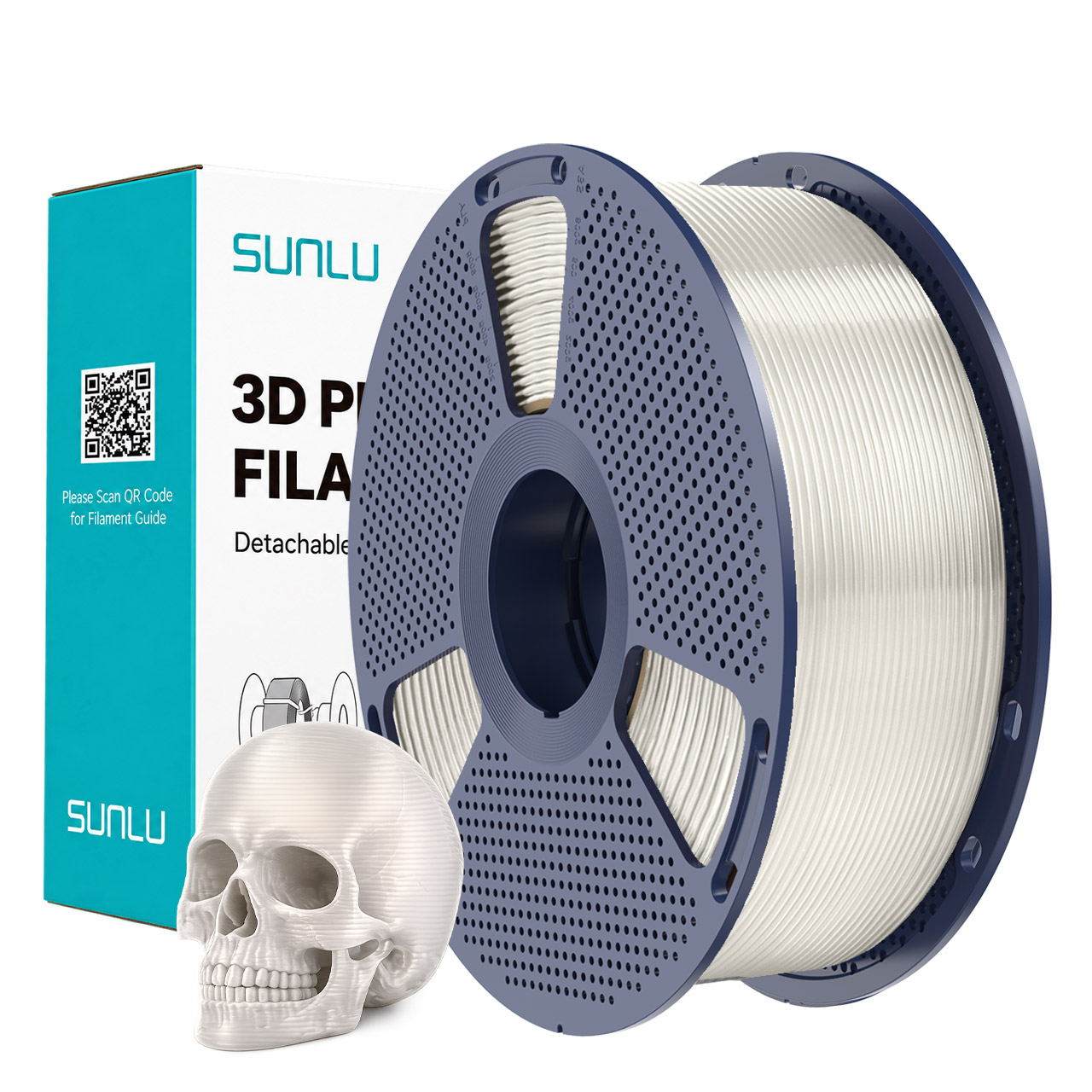 Filament PETG Sunlu Transparent 1,75 mm 1 kg