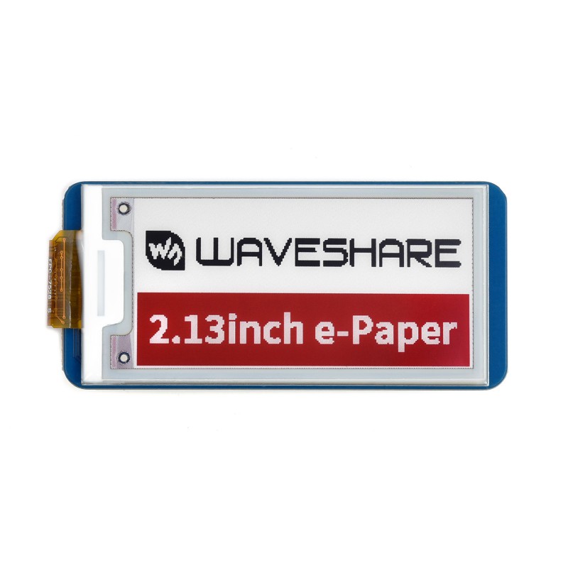 Waveshare 2.13" module d'affichage E-Paper (B) pour Raspberry Pi Pico 3 couleurs
