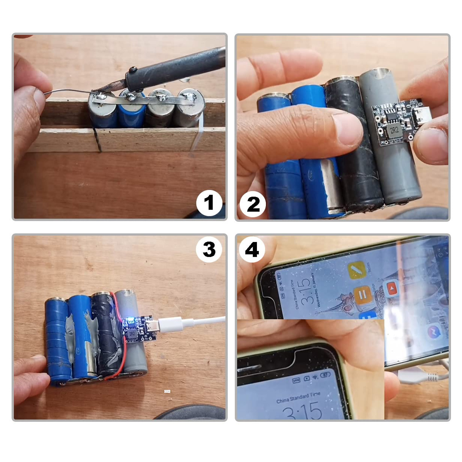 Module de chargeur de batterie lithium 5V 2A Lipo Charger Board avec USB-C – Image 3