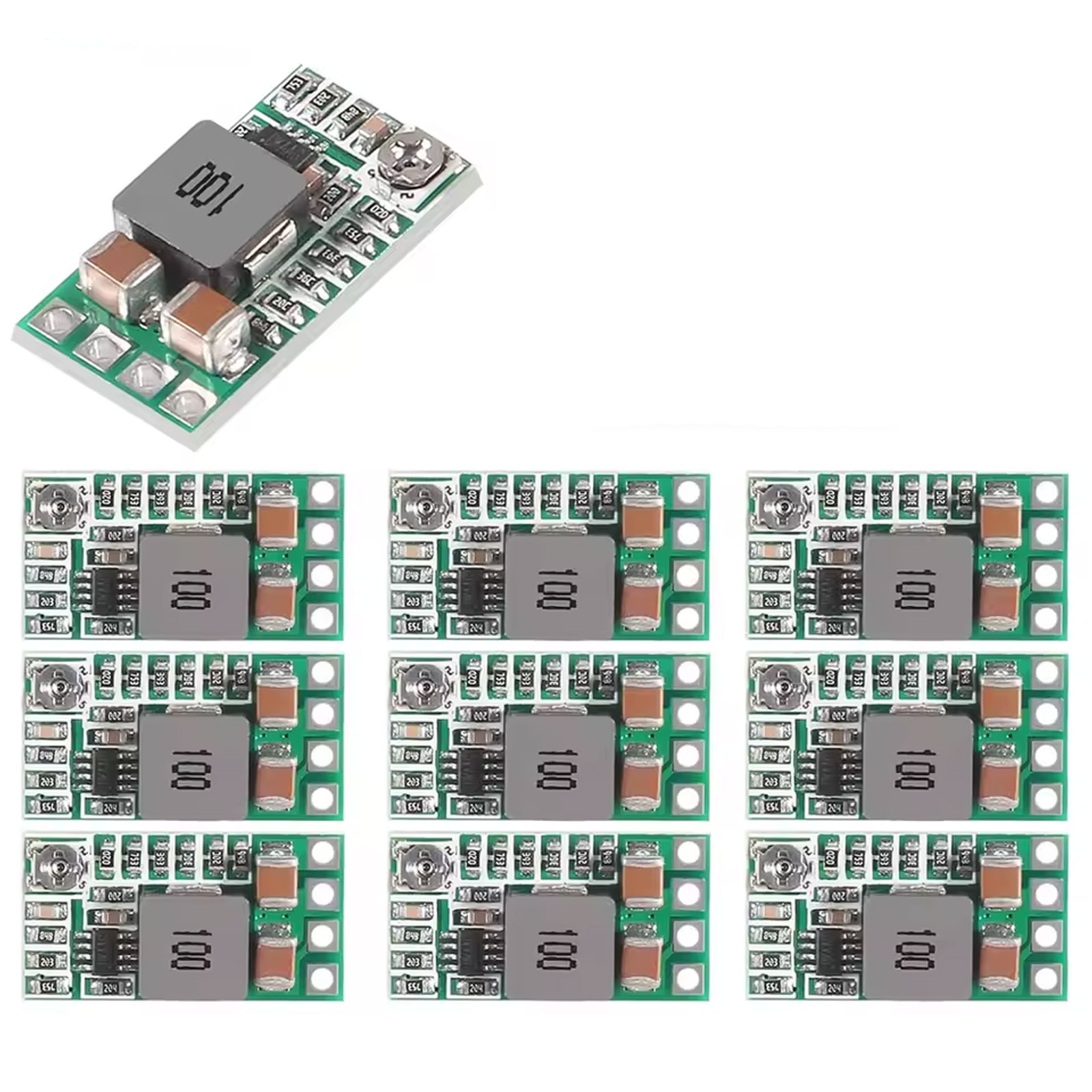 10x Module convertisseur Buck Step-Down DC-DC réglable 12-24V vers 5V 3A