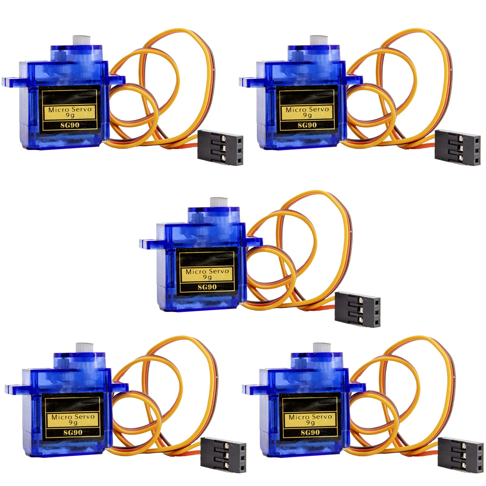 5x Servo SG90 9g
