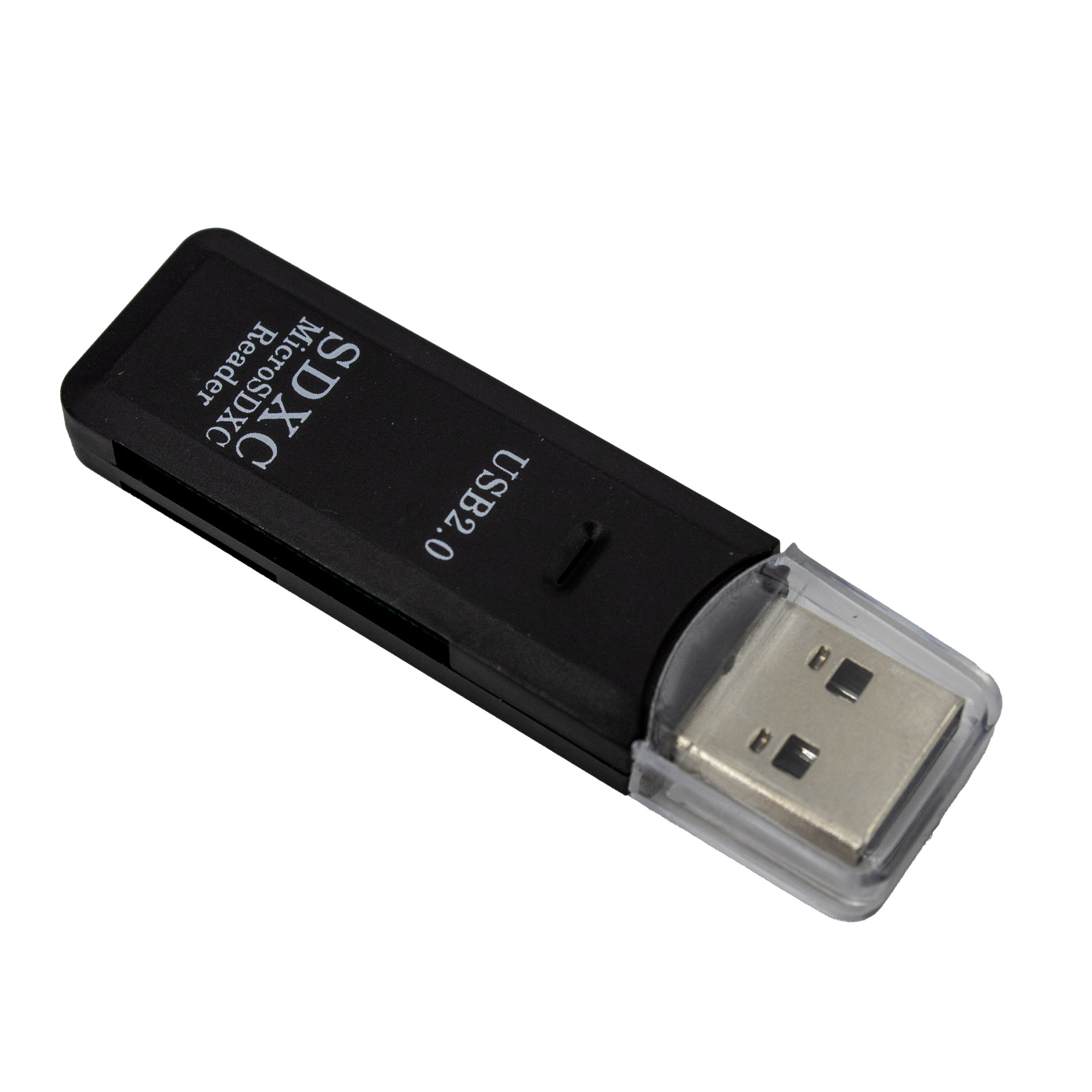 Lecteur de cartes USB 2.0 (Noir) pour SD/MicroSD