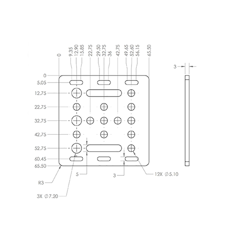 Chariot Hotend pour profilés aluminium 2020 V-Slot à 4 rouleaux – Image 4