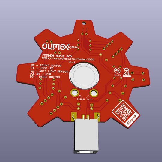 Olimex Kit de boîte à musique programmable compatible Arduino – Image 3