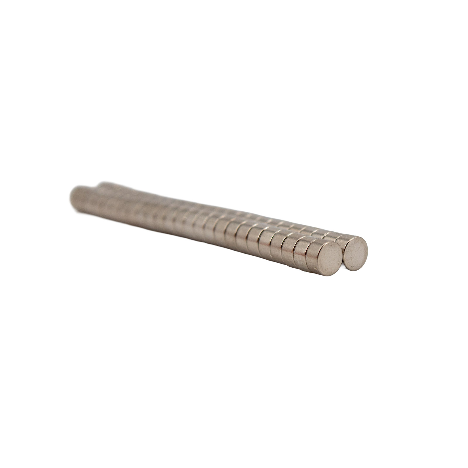 Aimant néodyme rond 4x2 mm N35 - Lot de 50