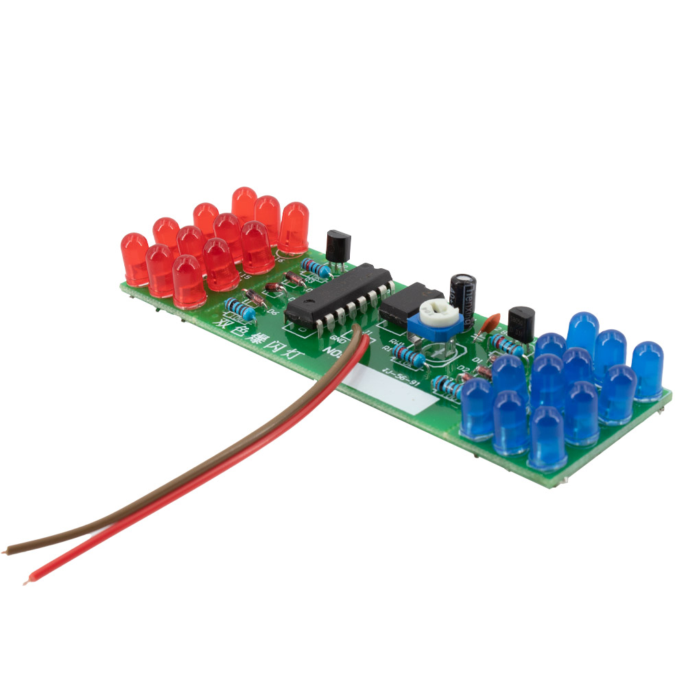 Kit stroboscope LED rouge / bleu – Image 3