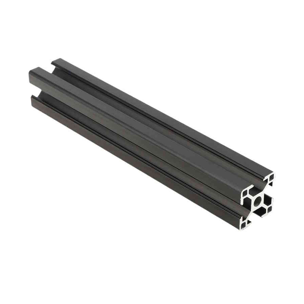 Profilé aluminium 1 mètre 30x30L type B rainure 8 noir