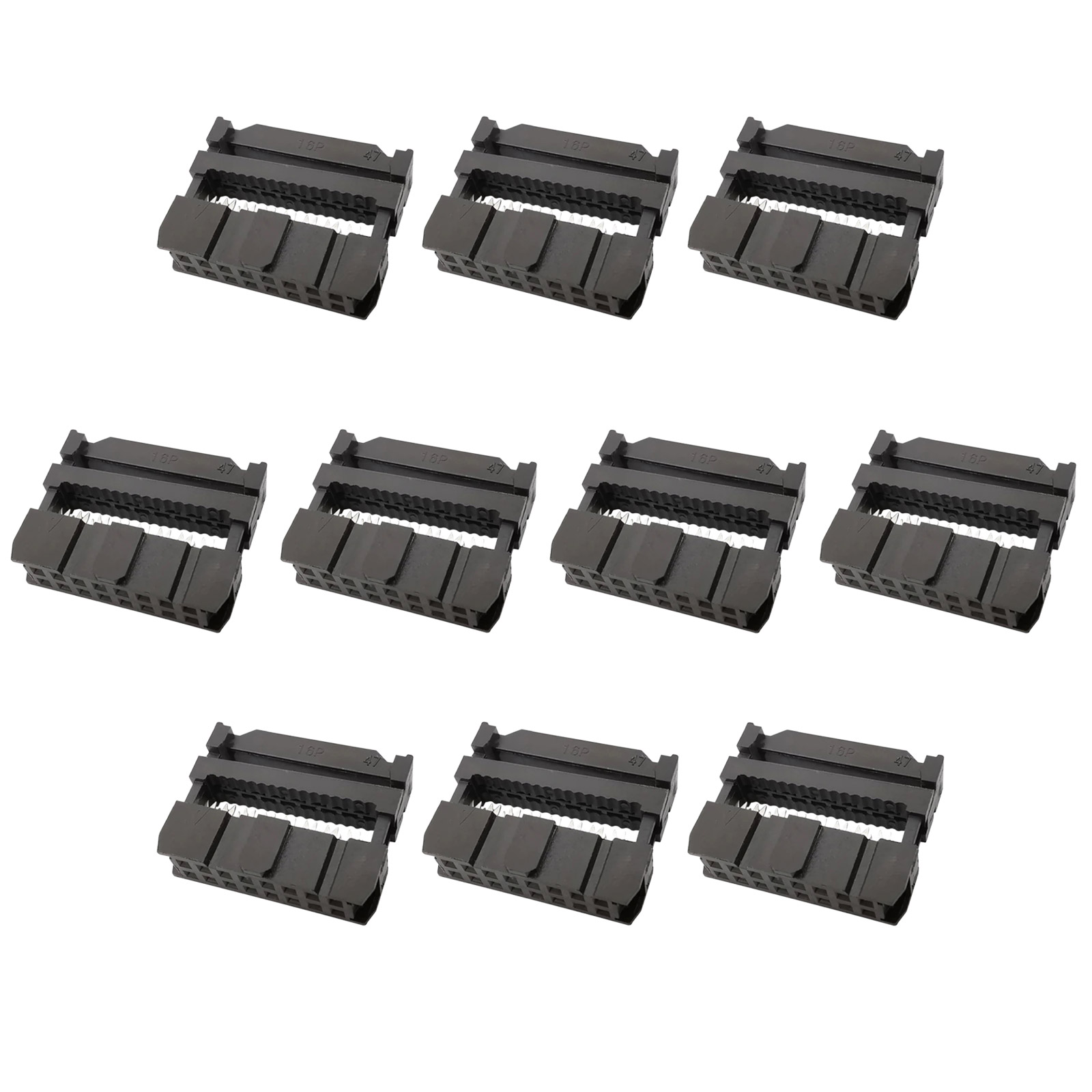 10 pièces connecteur IDC femelle 16 broches 2x8P 2,54 mm