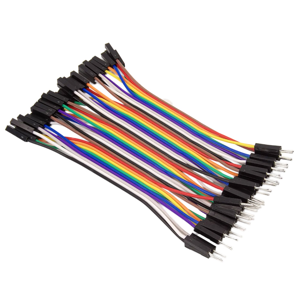 Câbles Dupont / Jumper 40 broches femelle-mâle 10 cm