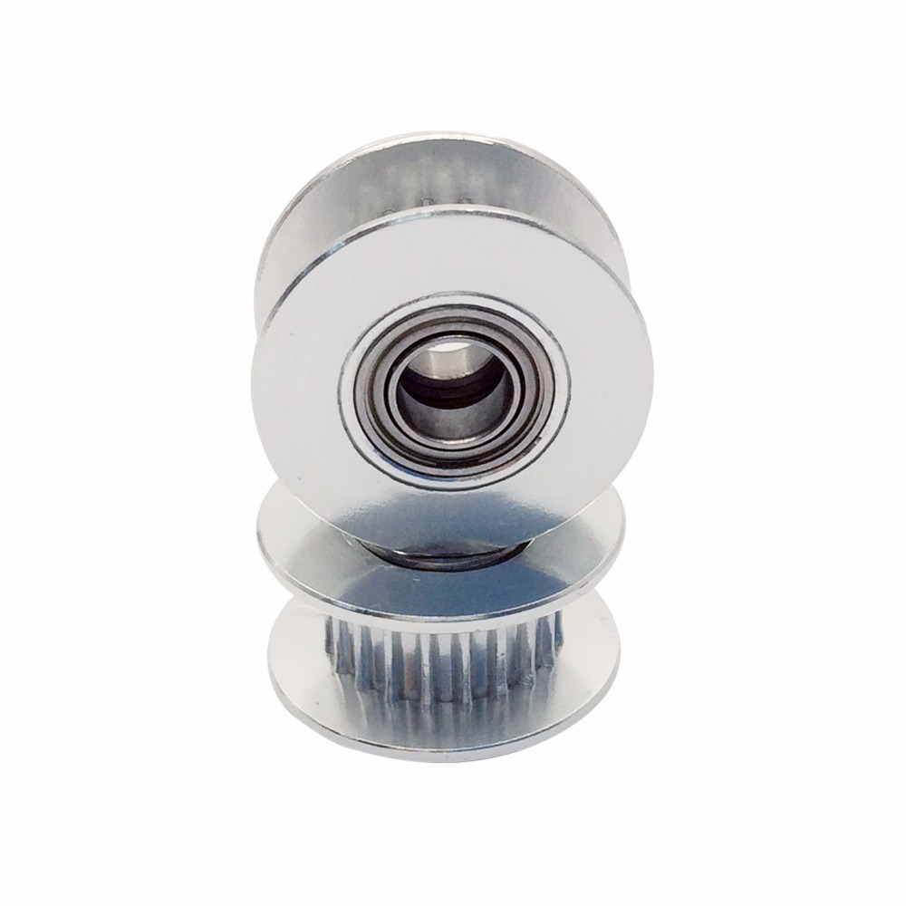 Poulie GT2 20 dents alésage 5 mm avec double roulement à billes – Image 4