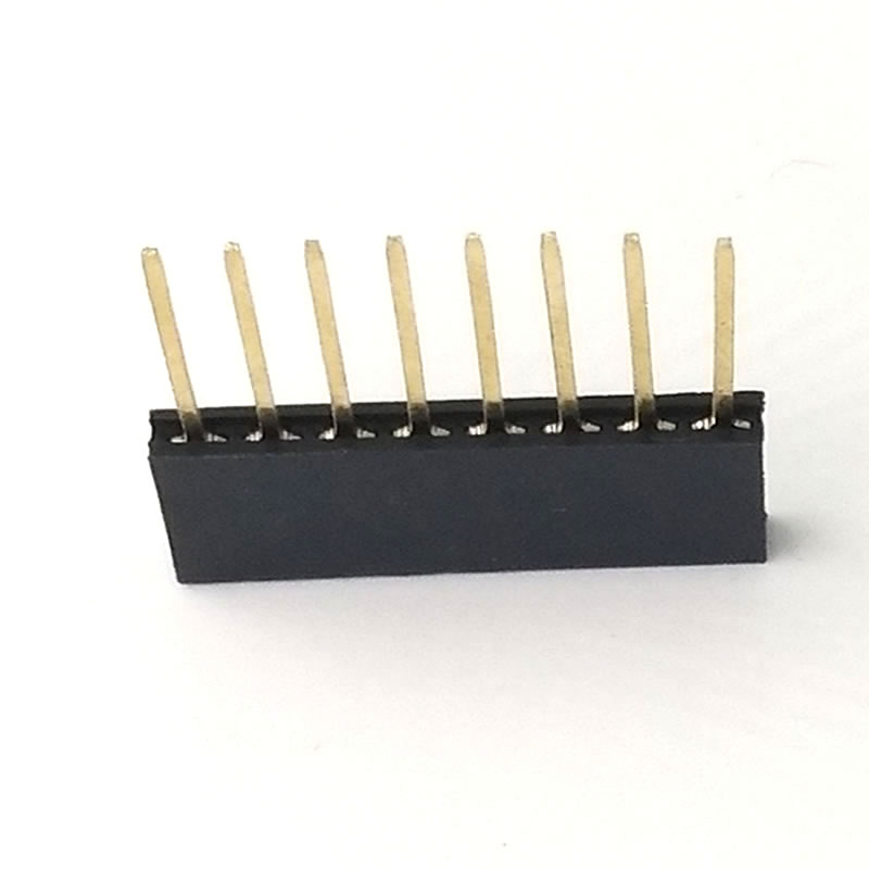 Barrette femelle 8 broches 2,54 mm