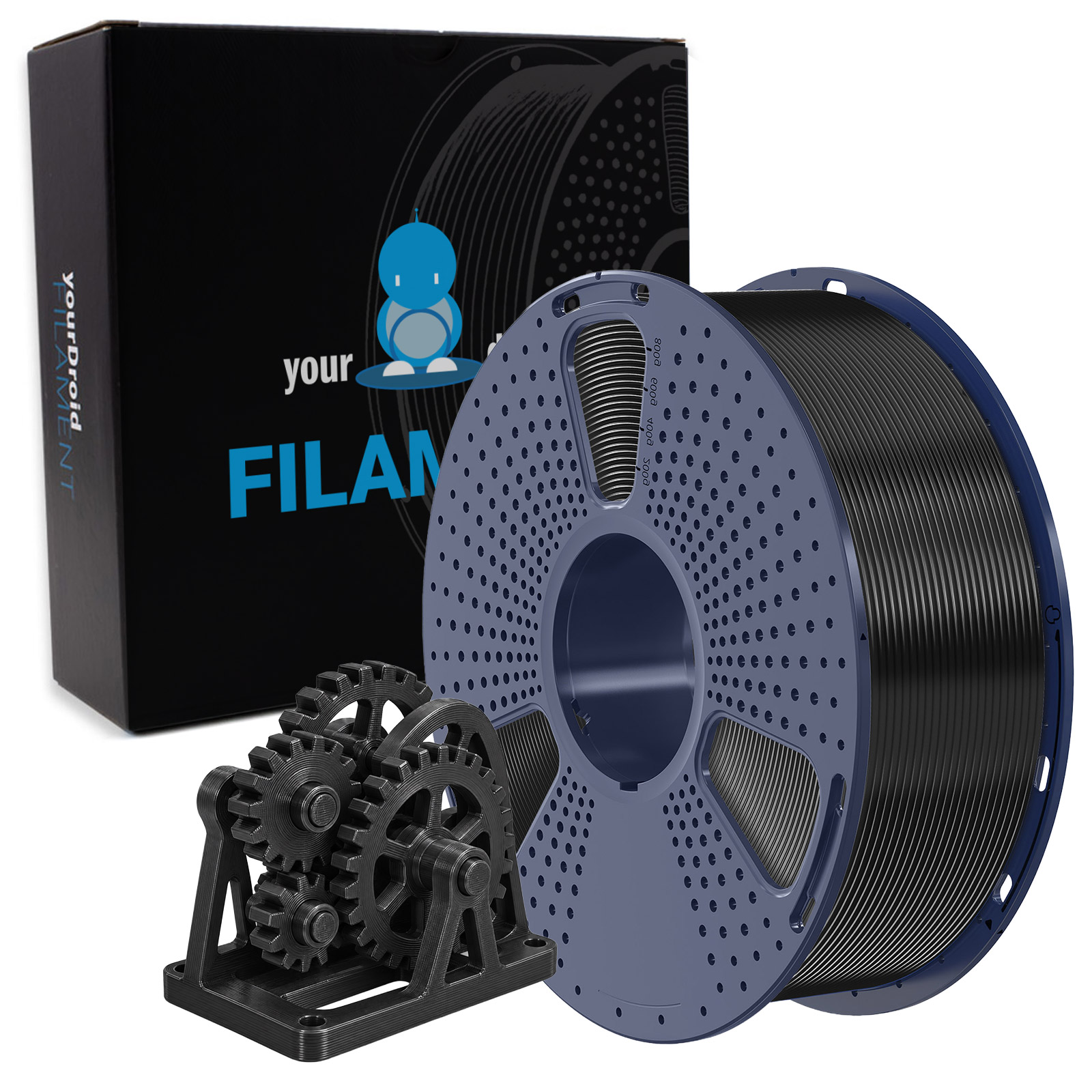 yourDroid Filament TPU 90A Noir 1,75 mm 1 kg