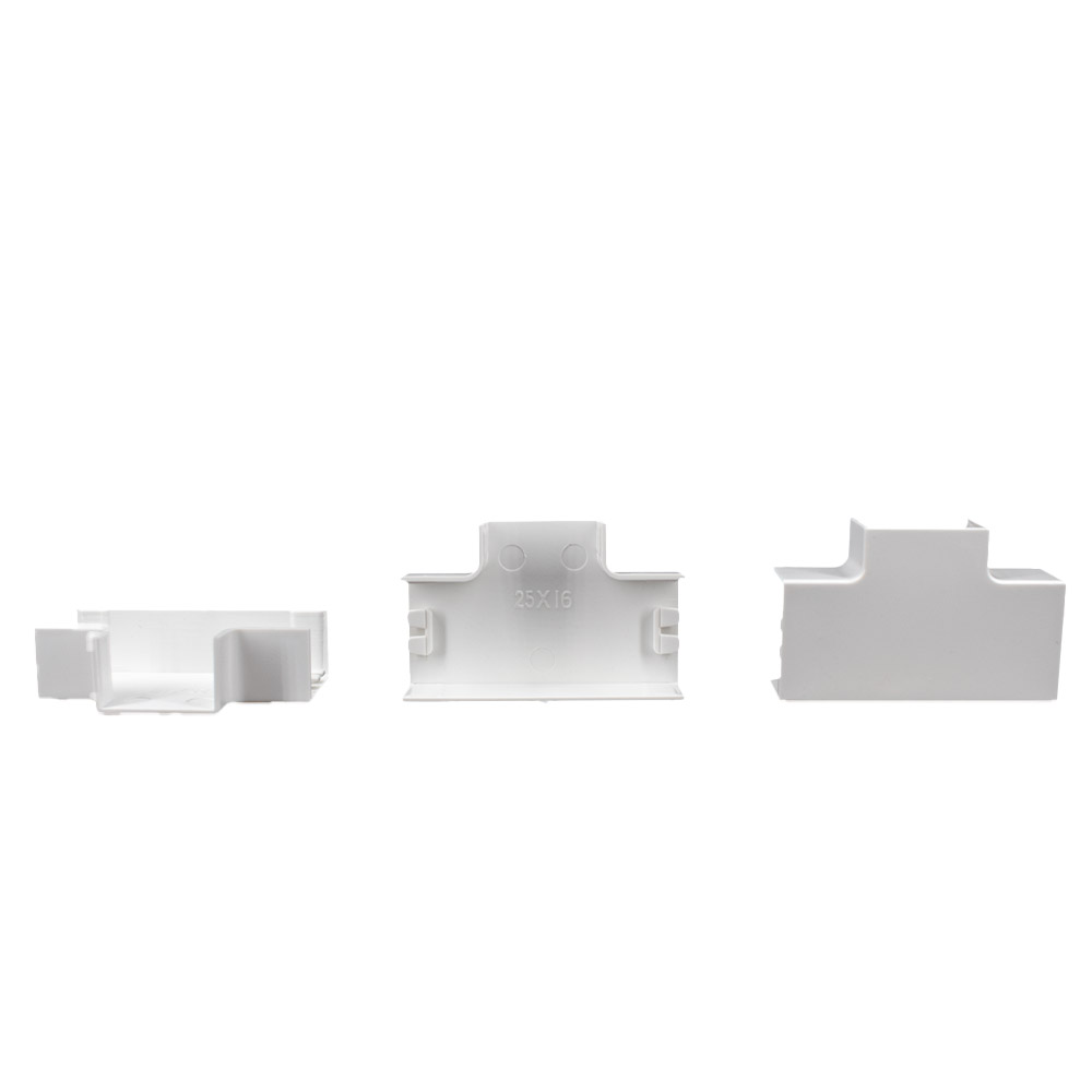 10x yourDroid pièce en T pour gaine de câbles 25x16 blanc – Image 4
