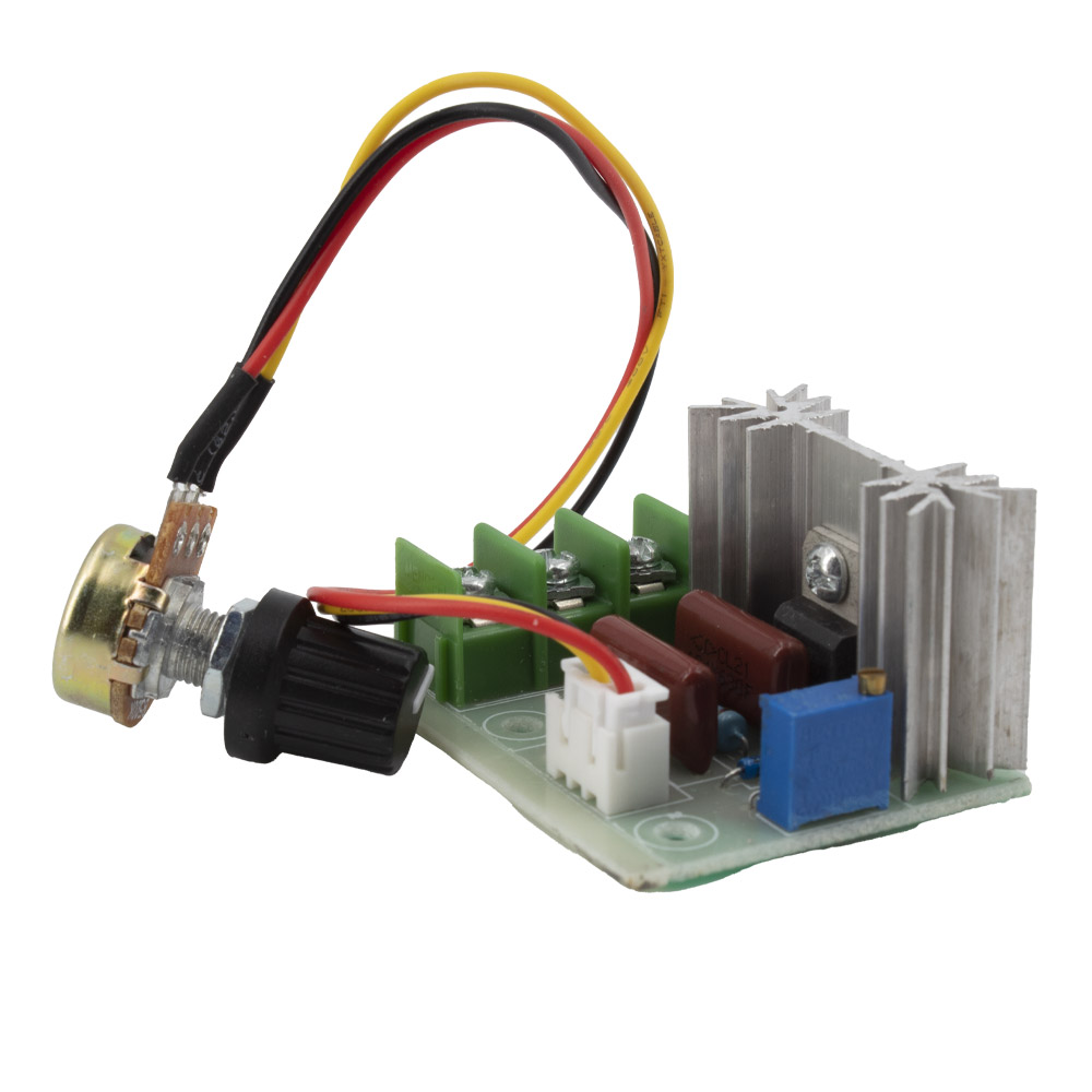Régulateur de vitesse PWM 2000W, 50-220V/AC, 25A avec câble – Image 2