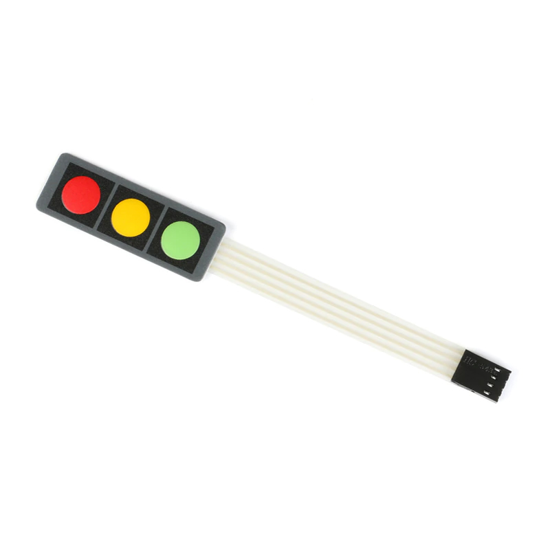 Clavier à membrane 3 boutons