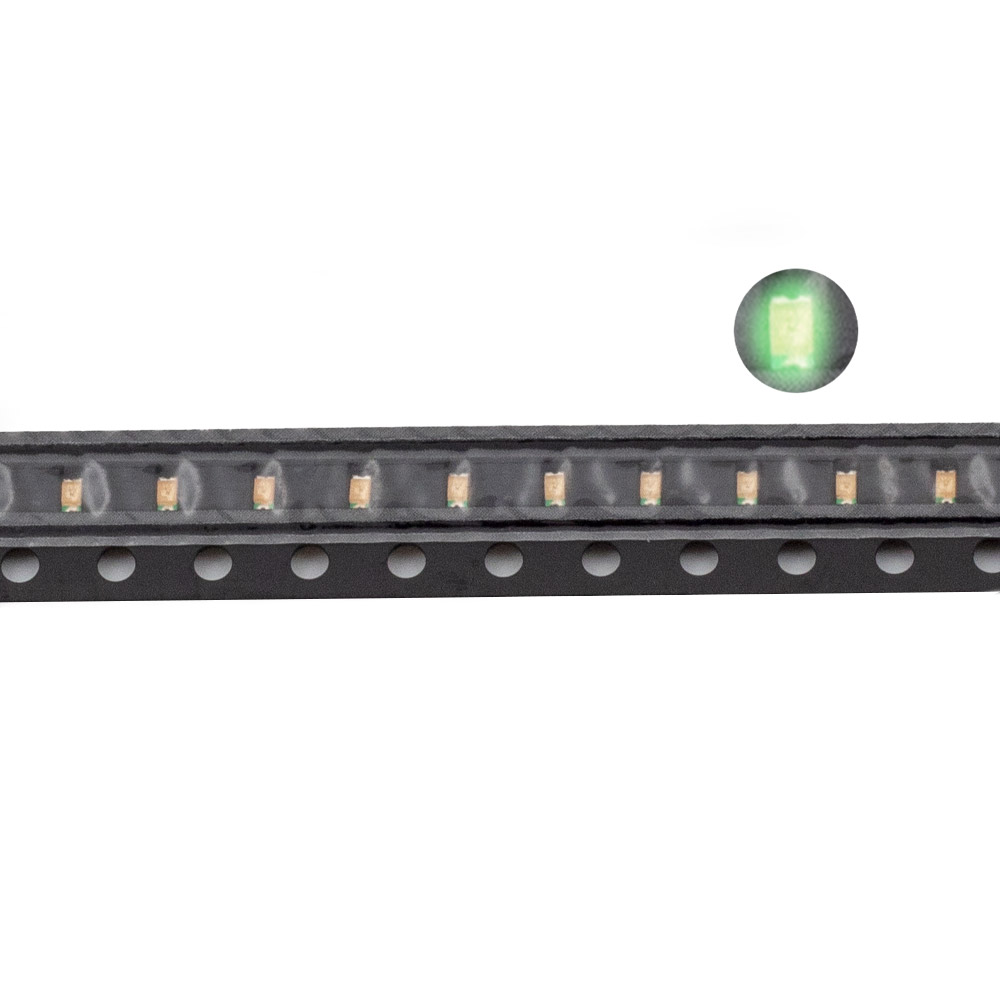 100 LEDs CMS 0603 vert émeraude