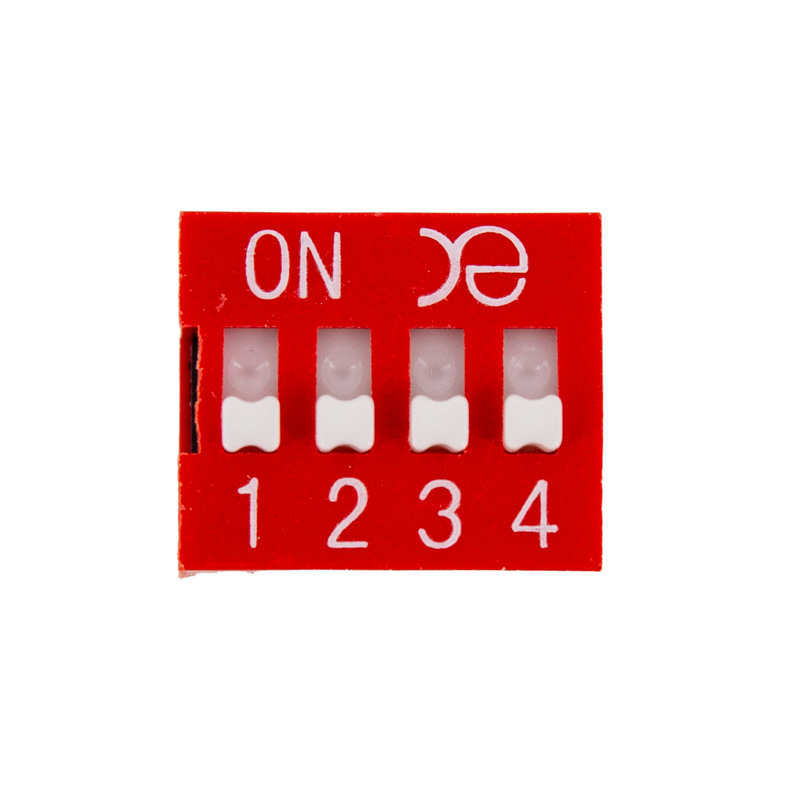10x interrupteur DIP 4 pôles interrupteur codeur interrupteur à glissière – Image 2