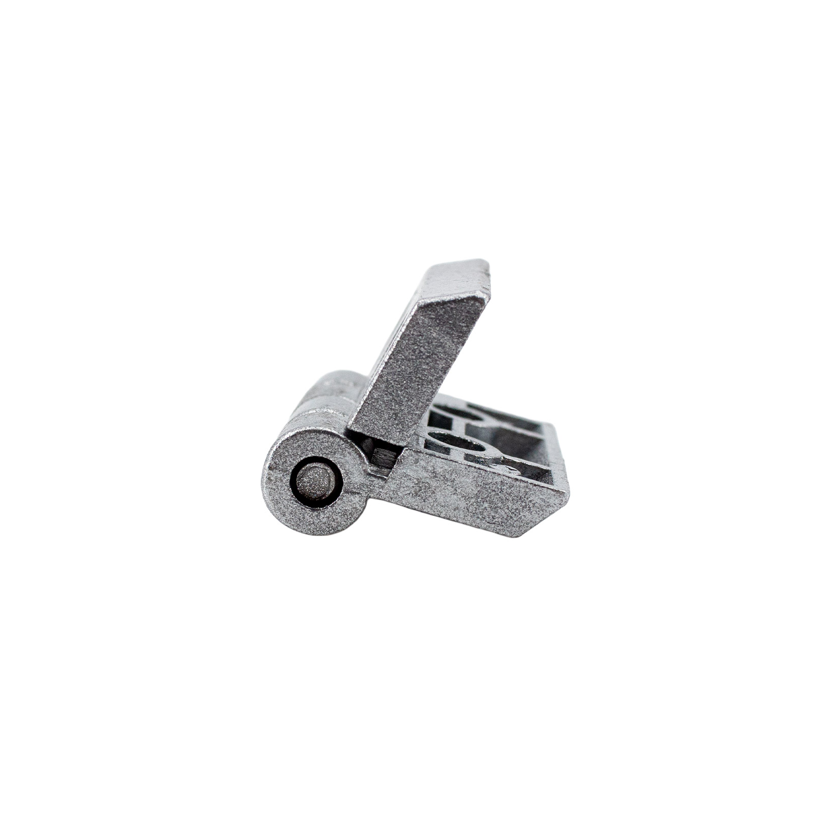 2x charnières métalliques pour profilés aluminium 2020 argent – Image 2