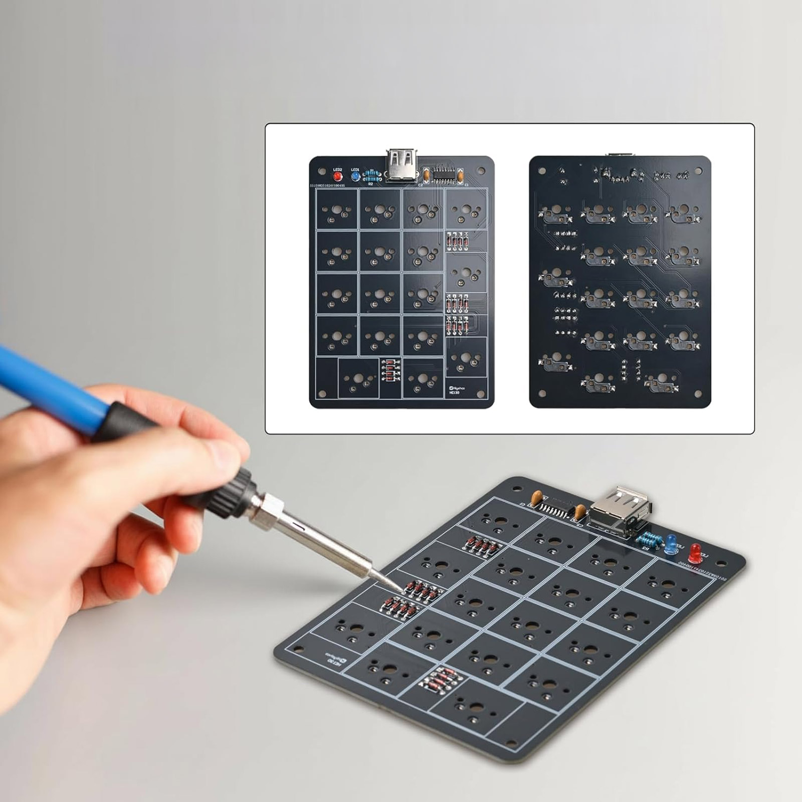 Kit DIY pavé numérique USB avec 17 touches mécaniques – Image 5