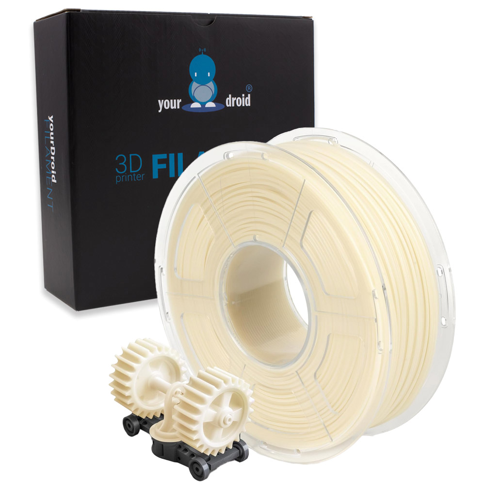 yourDroid easy PA6 Filament Nylon Naturel 1,75 mm 0,9 kg