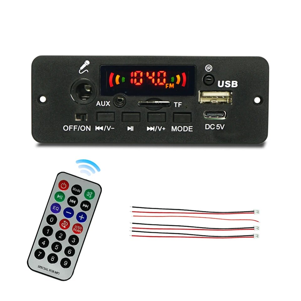 Amplificateur Bluetooth 2*5W 12V Décodeur MP3 Lecteur musical auto Radio FM – Image 12