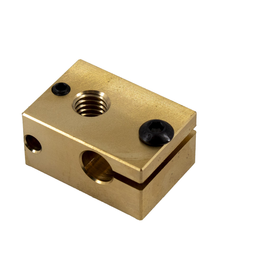 Bloc chauffant pour Hotend V6 PT100 laiton 400°C