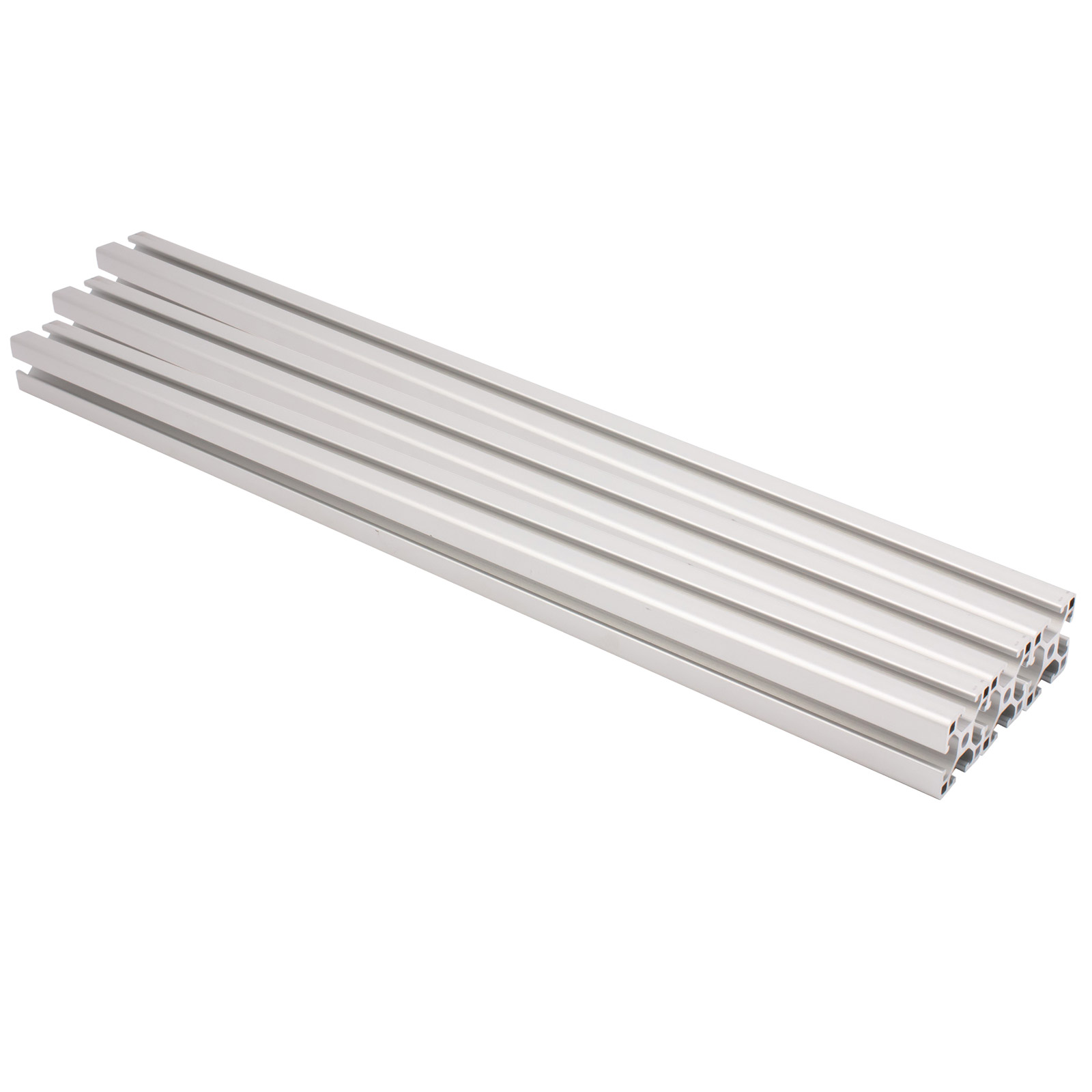Profilé aluminium 20x60 B-Typ rainure 6 argent 1 mètre
