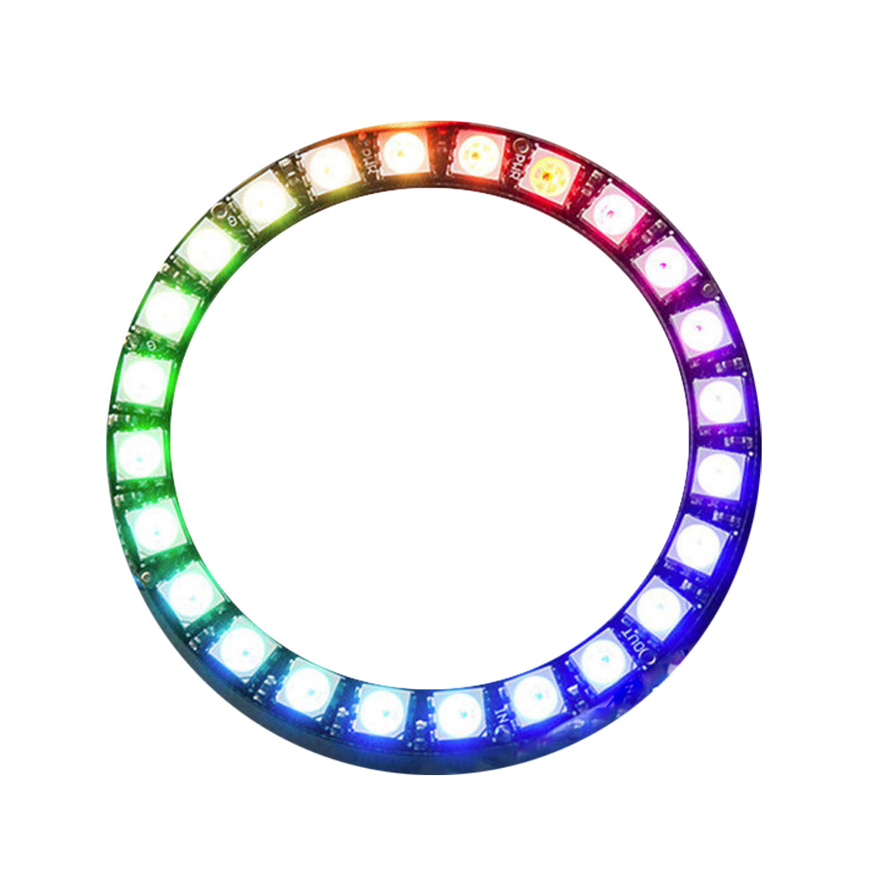 Anneau LED RGB 24 bits WS2812 5V similaire Neopixel