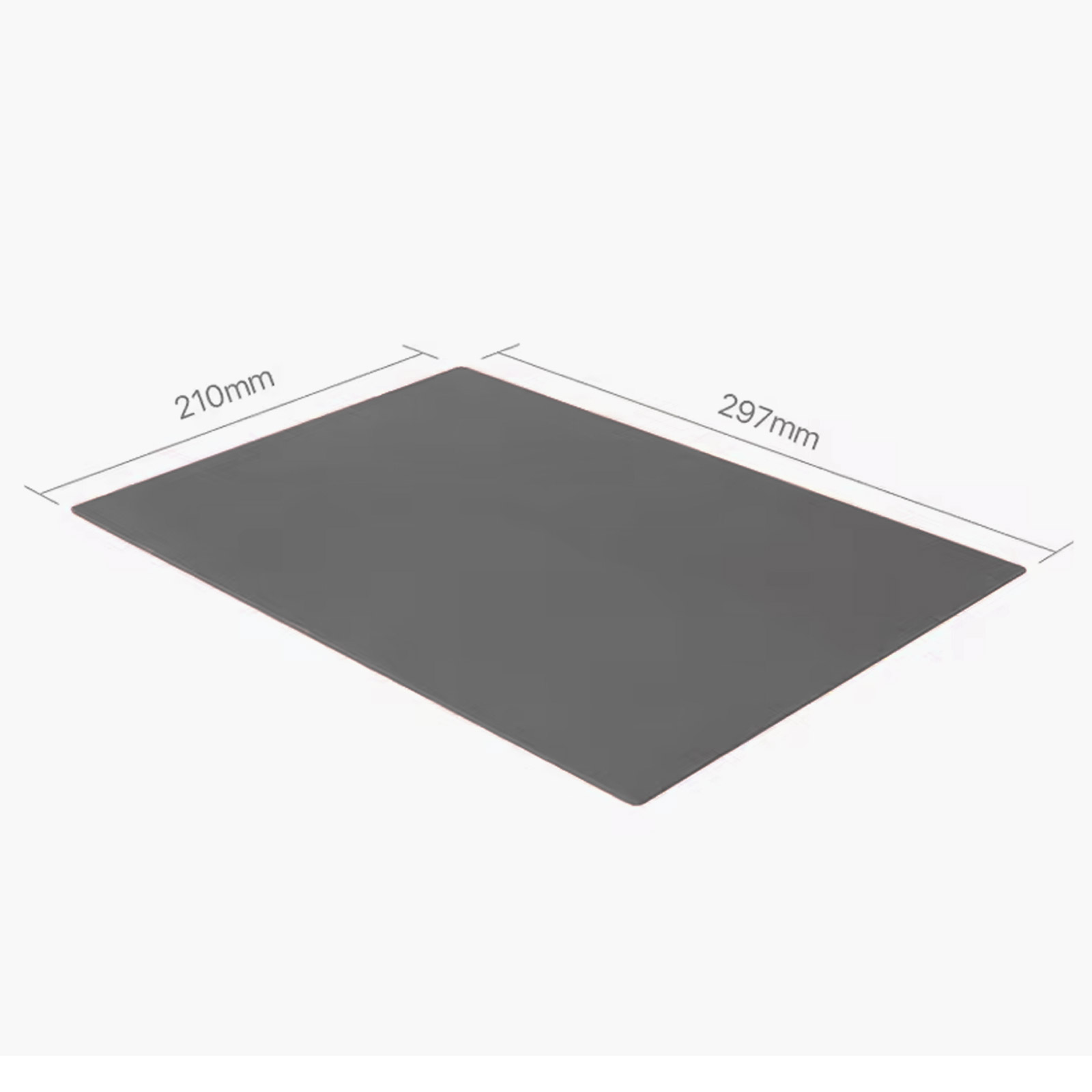 Tapis en caoutchouc A4 pour gravure laser gris foncé – Image 6