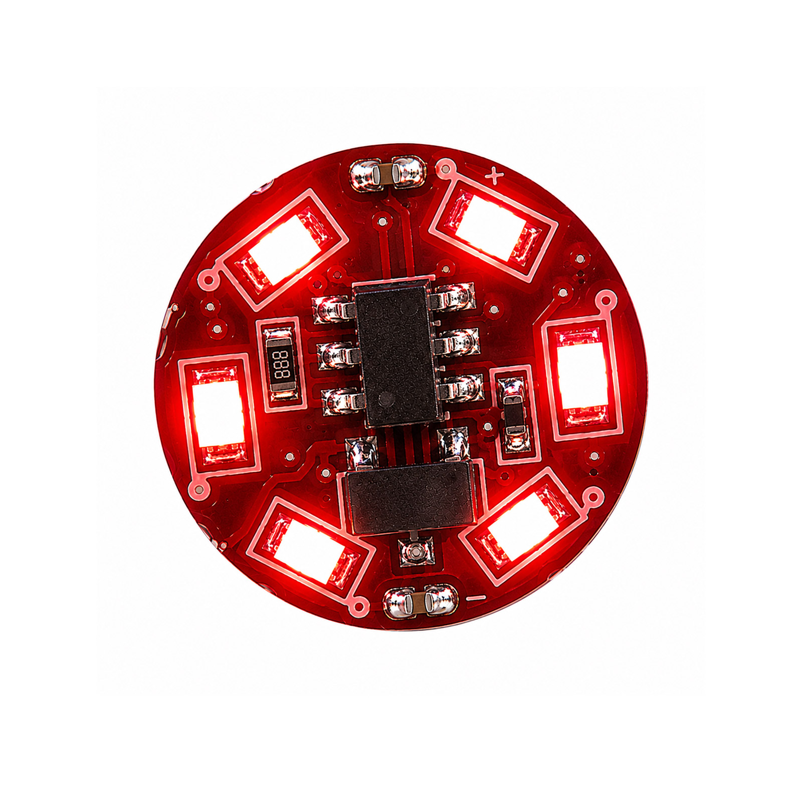 Module LED mini magnétique Rouge, 8 modes sans fil CR927