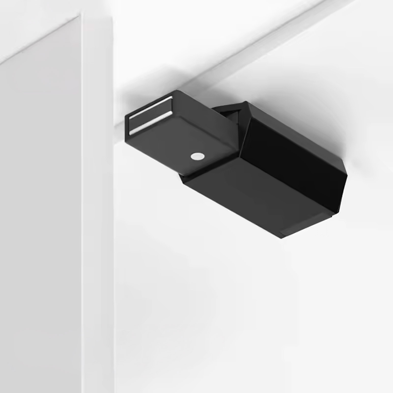 Ouvre-porte Push-to-Open Noir – Ouvre-porte magnétique à pression pour portes jusqu'à 125 kg – Image 2