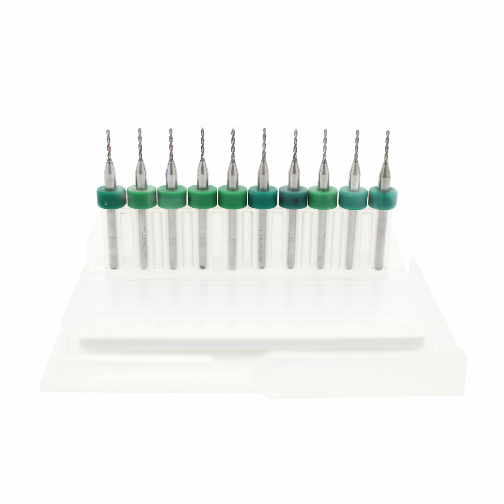 10x Mini foret 1,0 mm pour PCB SMT CNC Dremel Proxxon gravure fraiseuse Impression 3D