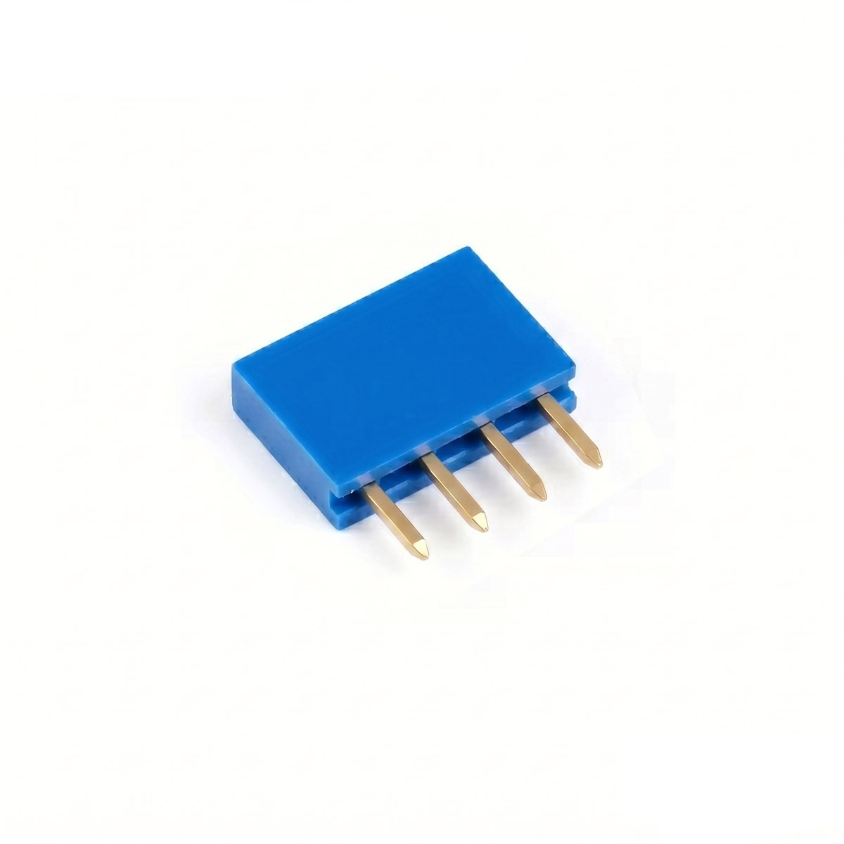 20x Barrette femelle 4 broches 2,54 mm Bleu – Image 2