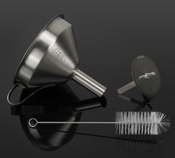 Entonnoir en acier inoxydable avec filtre