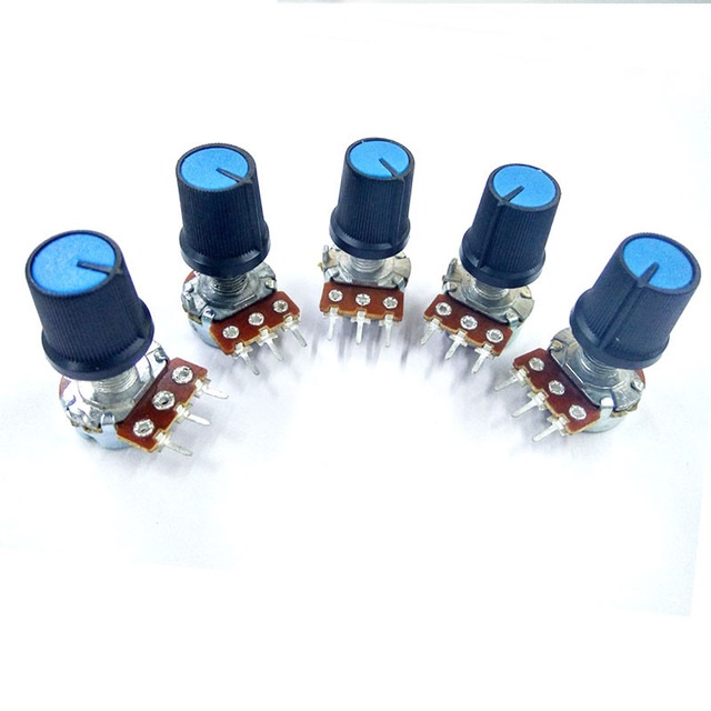 Assortiment de potentiomètres 1K-1M (9 pièces)