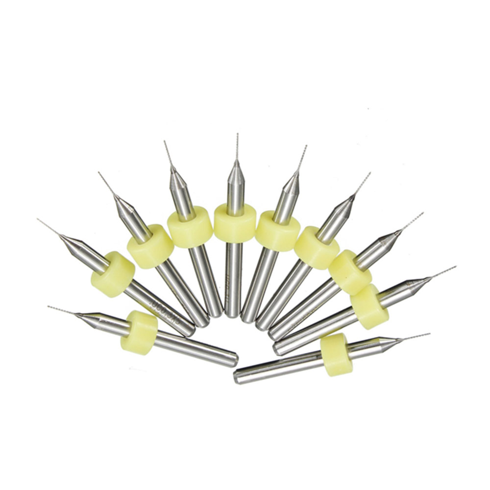 10x Mini foret 0,3 mm pour PCB SMT CNC Dremel Proxxon gravure fraise