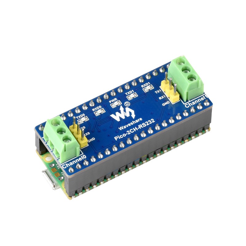Module Waveshare 2 canaux UART RS232 pour Raspberry Pi Pico – Image 4
