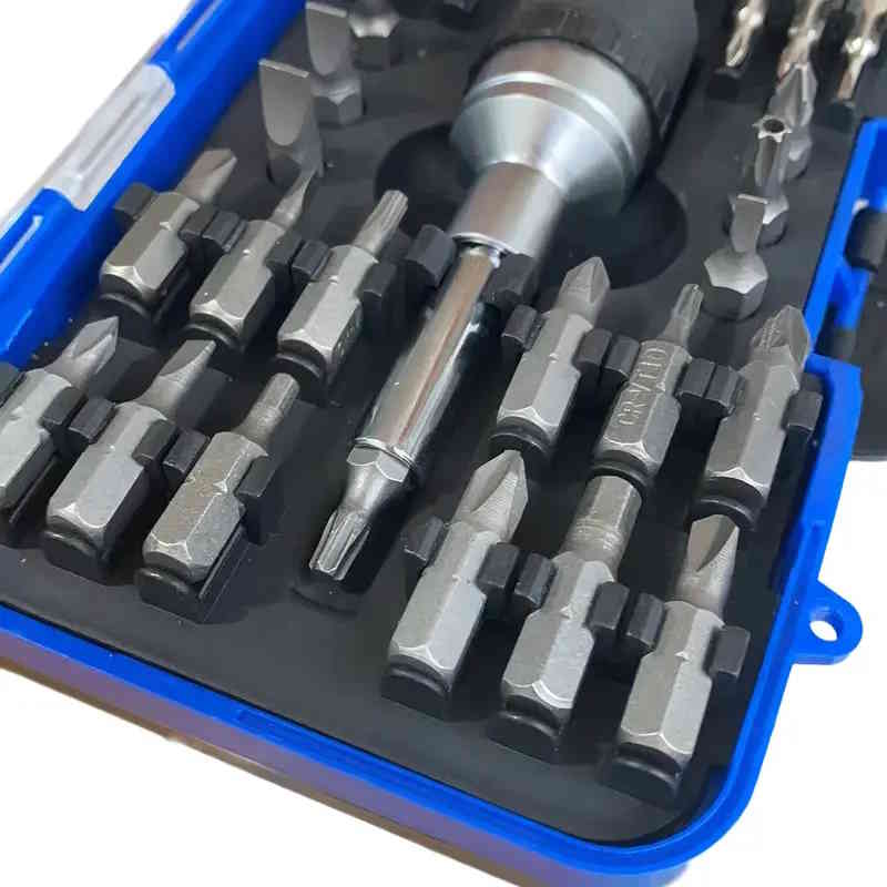 Kit de tournevis à cliquet en forme de T 26-en-1 avec 25 embouts – Image 2