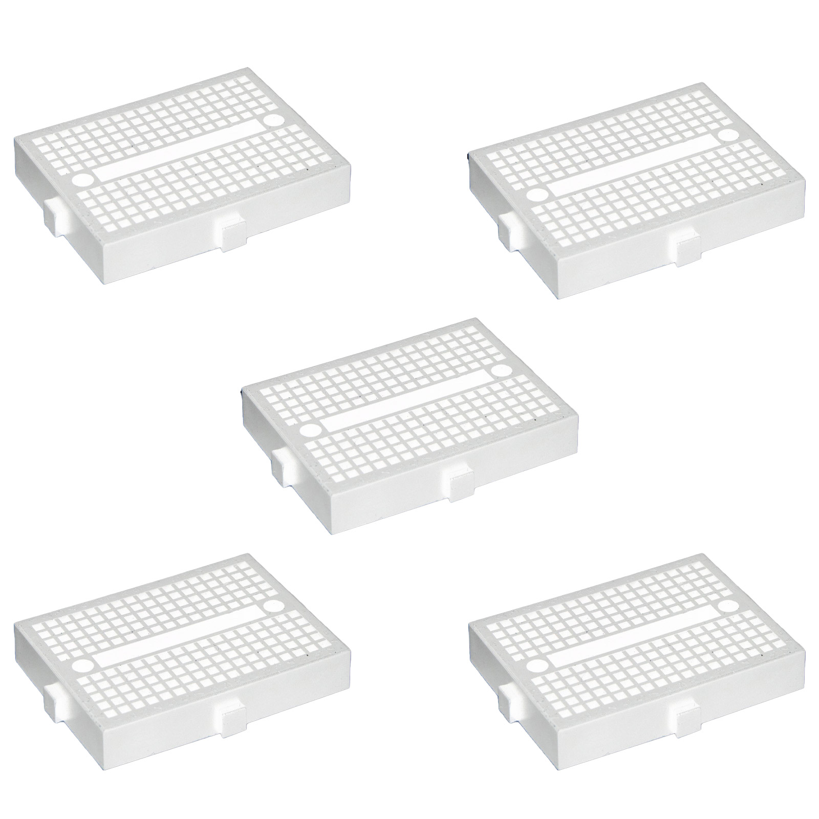 5x Mini carte breadboard SYB-170 Blanc