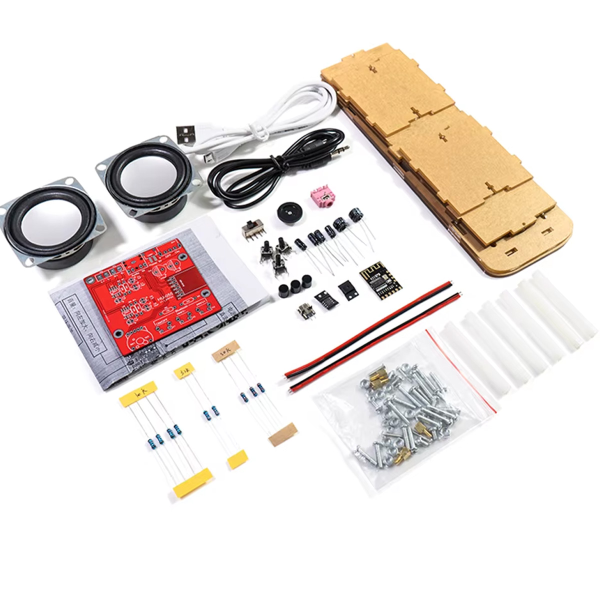 Kit DIY enceinte stéréo Bluetooth avec boîtier – Image 2
