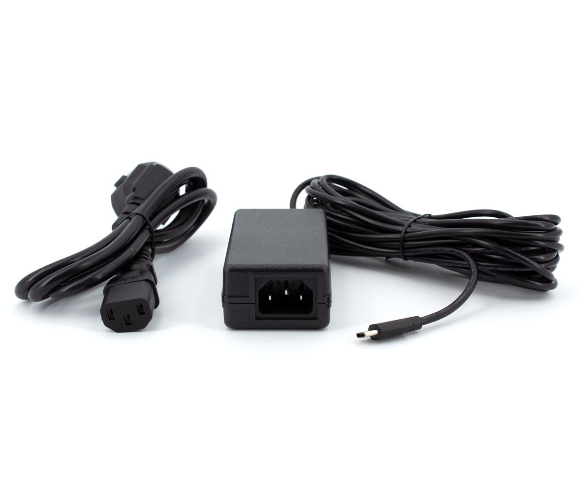 Alimentation industrielle 5.1V 2.5A pour Raspberry Pi 4 avec prise C14 sur câble USB-C 5m