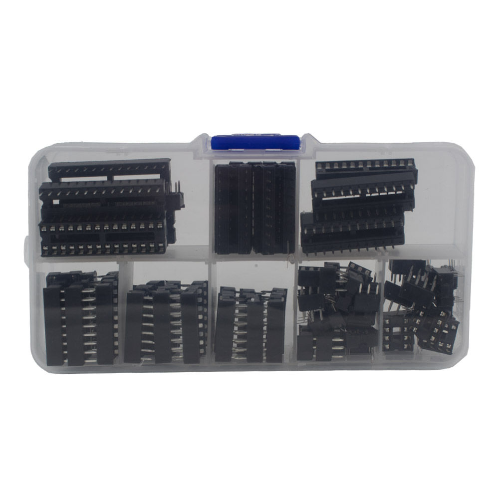 Kit de supports DIP IC 66 pièces DIP6/8/14/16/18/20/24/28 – Image 4
