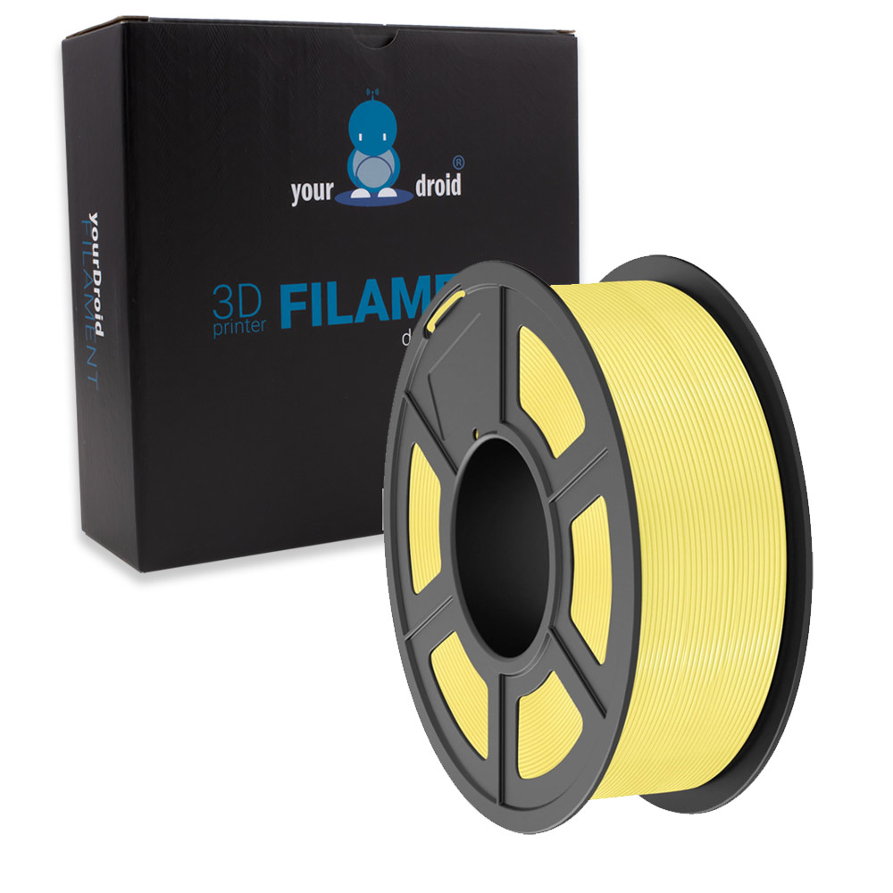 yourDroid Filament PLA PLUS Jaune citron 1.75mm 1kg
